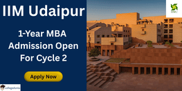 IIM Udaipur Cycle 2 Admission 2026 Open for One Year MBA
